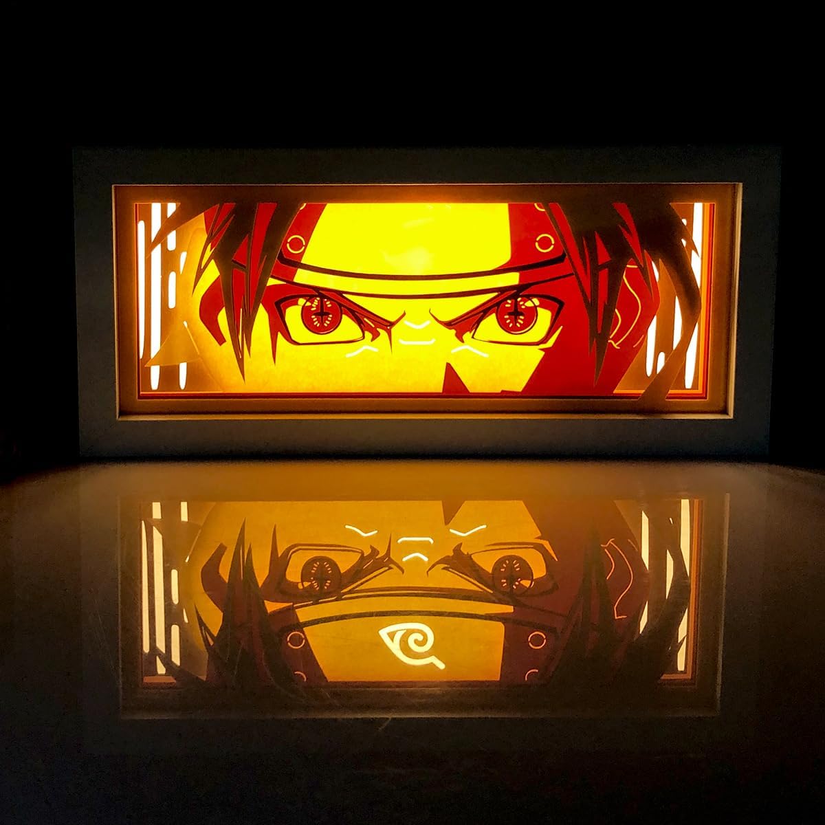 Zoro 3D Layered Paper Light Box – LED Anime Decor